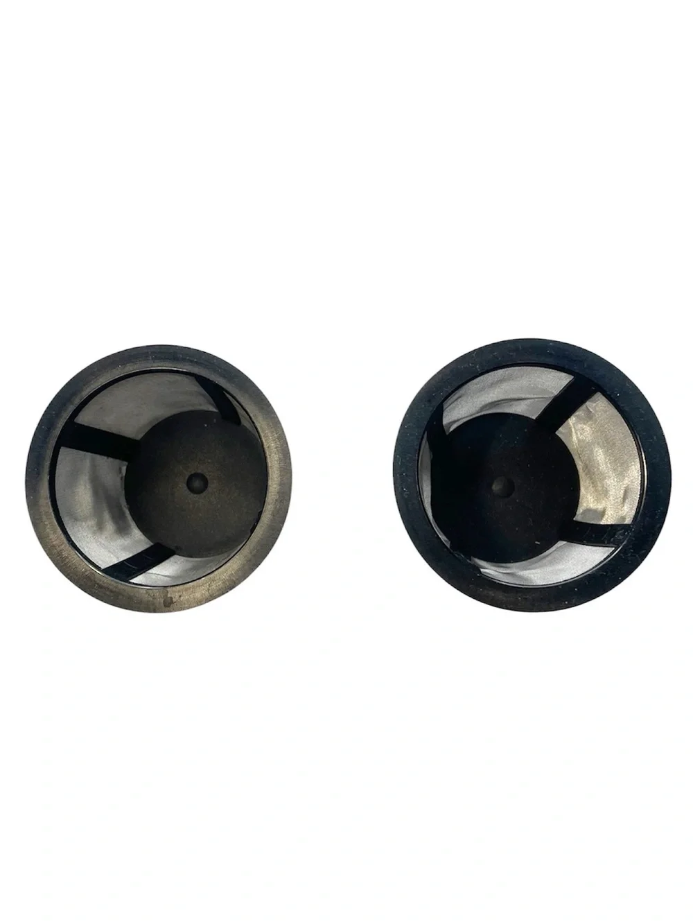Two (2) Keurig K Cup Resusable Coffee Pods Mesh and Plastic Holds Ground Beans